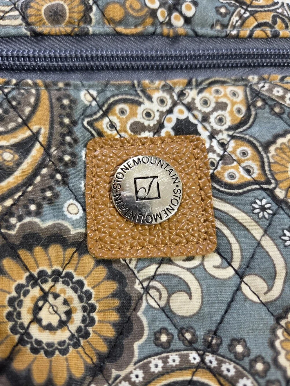 Stone Mountain - Tiffany Rose Quilted Medium Tote With Wristlet